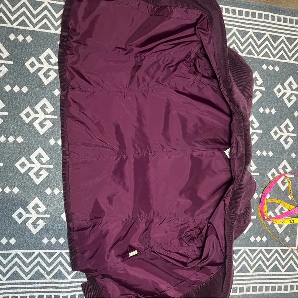 L.L. Bean Women's Corduroy Blazer burgundy 10P